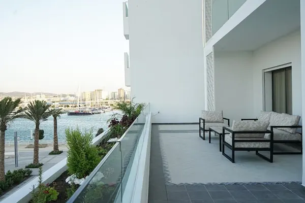 Terrasse — Marina Bay — 2 chambres, vue mer